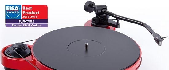 RPM 3 Carbon - EISA European turntable of the year 2015-2016